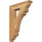 Ekena Millwork Merced Traditional Rough Sawn Bracket, Western Red Cedar, 4"W x 20"D x 28"H BKT04X20X28MRC01RWR - alternate 1